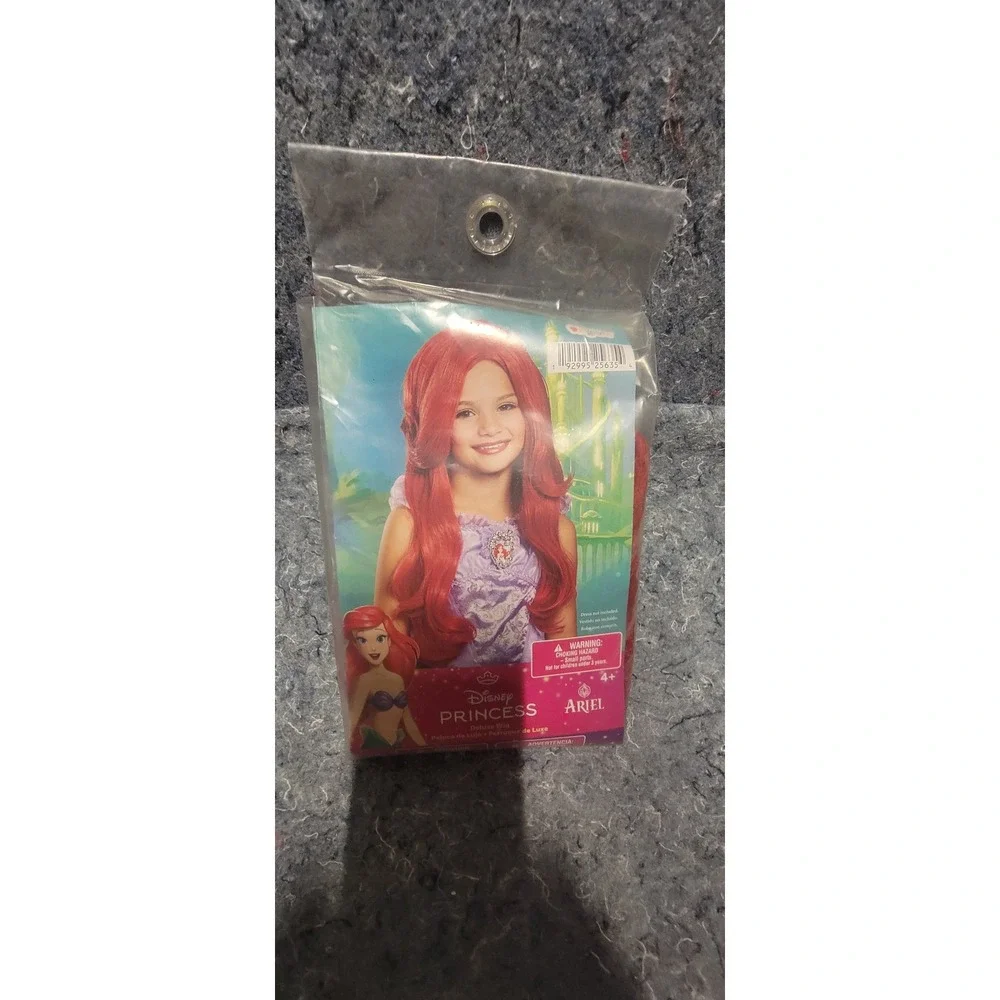 Isguise Princess Ariel Deluxe Wig‎ Red Age 4+ New item